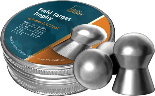H&N Field Target Trophy .177 Caliber 8.64 Grain Pellets - 500 Pack