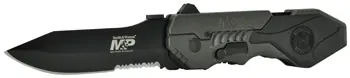 Smith & Wesson M&P 2nd Gen Spring Assist 3.6" Drop Point Serrated Knife