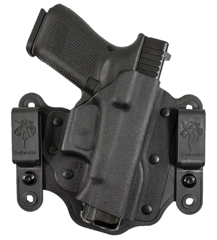 DeSantis Gunhide Intruder 2.0 IWB/OWB Holster for Glock 43/43X - Right Handed, Black Kydex
