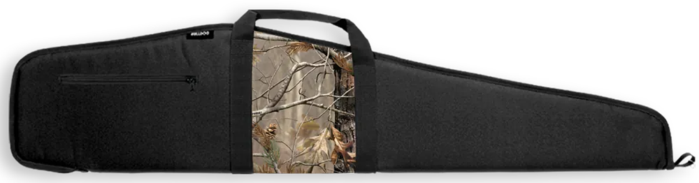 Bulldog BD21044 Camo Panel 44" Scoped Rifle Case - Black Nylon with Realtree AP Panel